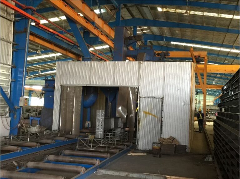 Giải pháp phun bi làm sạch bề mặt thép, tăng độ bám sơn và nâng cao chất lượng kết cấu